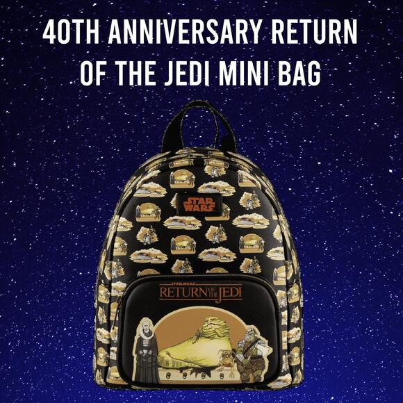 New 40th Anniversary of Star Wars Return of the Jedi Mini Backpack - Picture 1 of 7